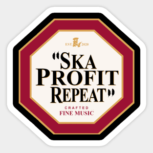Ska Profit Repeat Beer Label Sticker